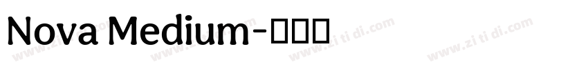 Nova Medium字体转换